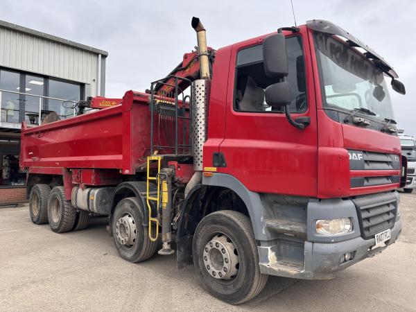 DAF CF85.410 8x4 Tipper with Grab