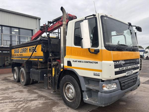 DAF CF75.310 6x4 Tipper with Grab